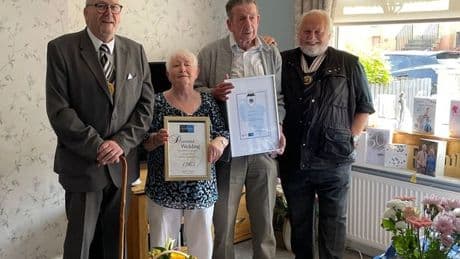 Blantyre couple celebrate diamond wedding