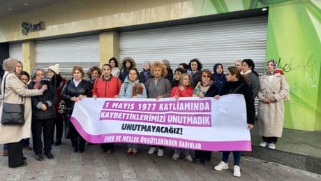 1 Mayıs 1977’de katledilen kadınlar anıldı