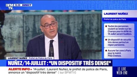 "Il n'y a pas eu un seul pillage ce soir-là": Laurent Nuñez, préfet de police de Paris, réfute tout "chaos" lors de la fête de la musique