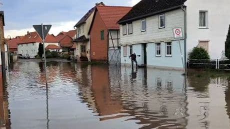 Unwetter in Sachsen-Anhalt: Ortschaften im Harz nach Dauerregen überflutet