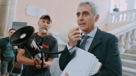 Rapporti commerciali con Israele, presidio dei portuali del Calp a Genova