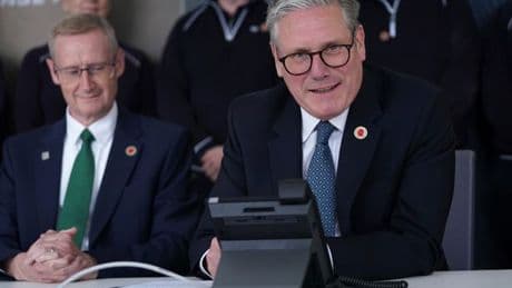 Inside Donald Trump's last minute call to Keir Starmer as he watched Arsenal vs PSG