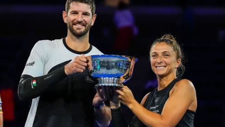 US Open der Tennisprofis: Keine Topstars als Mixed-Champion - Italienisches Duo jubelt
