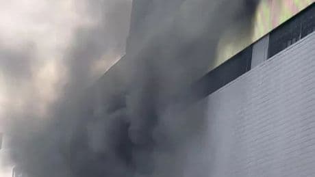 Westfield shopping centre evacuated as huge fire engulfs building and public sent urgent warning