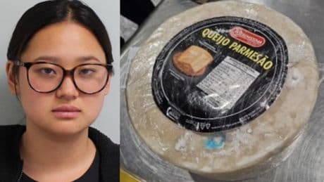American caught smuggling £800,000 of cocaine in parmesan wheel had this excuse