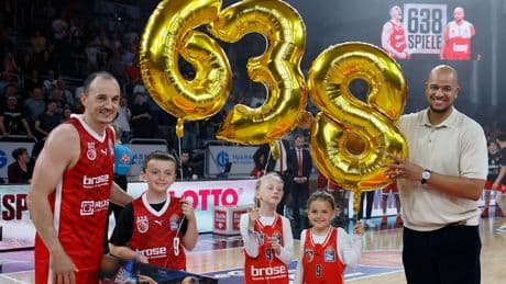 Neuer Rekordspieler der BBL - Taddaaaa! Er ist jetzt der Basketball-Körbel