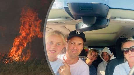 Ederik (43) staat met zijn jonge gezin vast door bosbranden in Zuid-Frankrijk: ’Het lijkt hier wel een rampgebied’