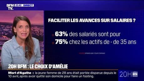 LE CHOIX D'AMÉLIE - 63% des salariés favorables à ce que soient facilitées les avances sur salaire