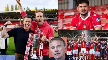 Wrexham smash club transfer record by DOUBLE as they eye fourth consecutive promotion to Premier League under Ryan Reynolds and Rob McElhenney