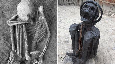 Archaeologists unearth earliest evidence of mummification dating back 12,000 years - when bodies were SMOKE-DRIED prior to burial
