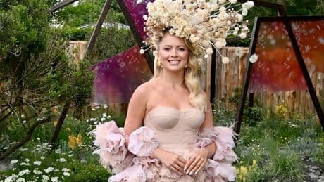 Myleene Klass leads glam celebs at Chelsea Flower Show with very daring floral frock