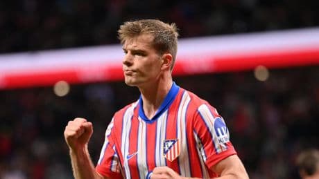 ¿Qué números tiene Sorloth como titular en el Atlético?