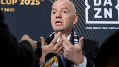 FIFA President Gianni Infantino condemns 'unacceptable' racism after incidents at German Cup games
