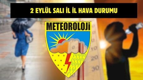 Meteoroloji’den yeni uyarı geldi! Tüm Türkiye’yi yakından ilgilendiriyor: İşte 2 Eylül il il hava durumu