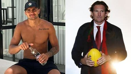 Footy legend predicts Jamarra Ugle-Hagan is on the verge of tragedy if he doesn't change his ways after 'almost being shot' in 2.30am nightclub incident