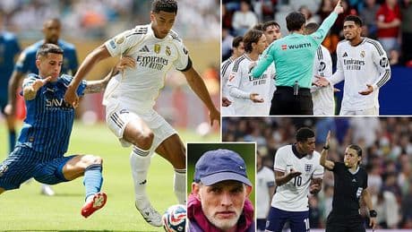 Jude Bellingham AGAIN goes on X-rated rant at official - just days after Thomas Tuchel admitted his own mother is REPULSED by Real Madrid star's on-pitch behaviour
