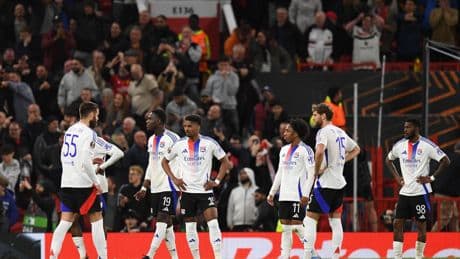 Ligue Europa : l’OL éliminé par Manchester au terme d’un match fou