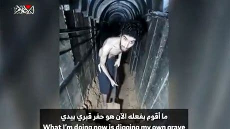 Hamas difunde un nuevo vídeo del rehén Evyatar David: "Estoy cavando mi propia tumba"