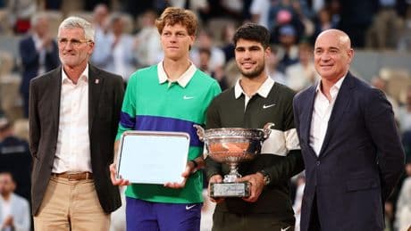 Roland Garros: la finale Sinner-Alcaraz incolla allo schermo 5 milioni di italiani