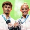 GB's Jarman & Evans win silver in mixed team event
