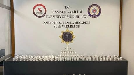 Samsun'da dev operasyon: 14 bin 408 adet hap ele geçirildi