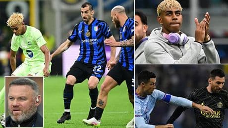 Lamine Yamal is 'the one to take over' from Lionel Messi and Cristiano Ronaldo, Wayne Rooney claims - as 17-year-old shines again on the European stage