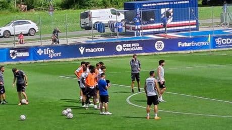 Ritiro Sampdoria, botta a un piede per Meulensteen
