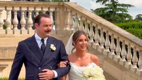 Danny Dyer in tears as he walks daughter Dani down the aisle for Jarrod Bowen wedding
