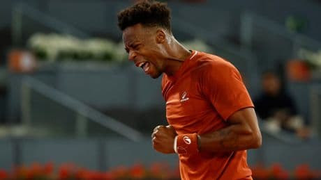 Tennis : en mode diesel, Monfils franchit le premier tour à Madrid