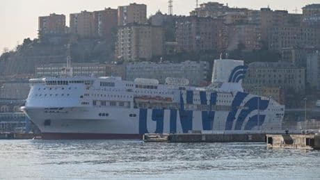 Gnv Splendid è pronta a partire da Genova alla volta di Tunisi