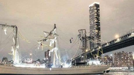 Donanma gemisi, New York’ta Brooklyn Köprüsü’ne çarptı! Dostluk turu ‘ölüm’le bitti