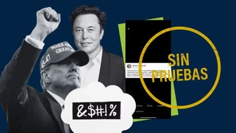 No hay pruebas de que Trump haya dicho que Elon Musk huele mal