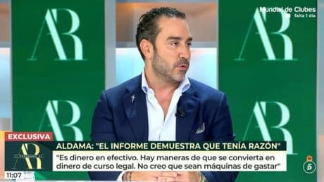 Aldama contra Sánchez: &quot;En una organización de narcotráfico, el jefe no toca los fardos, pero da órdenes&quot;