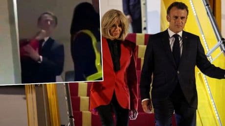 Macron'dan tokat açıklaması: "Şakalaşıyorduk"