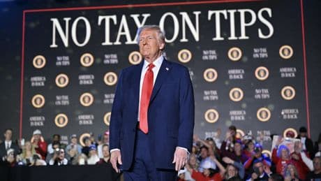 How Trump's "big, beautiful bill" stops short of "no tax on tips" promise