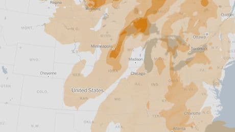 Smoke From Canadian Wildfires Blankets the Upper Midwest