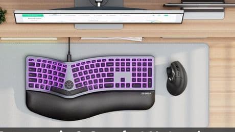 Cut The Risk Of Wrist Pain With An Affordable Ergonomic KUW01 Keyboard From Seenda
