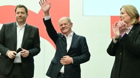 Abschiedsrede in Berlin: Olaf Scholz will der SPD als Altkanzler Freude bereiten