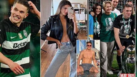 Viktor Gyokeres 'dumps Portuguese actress girlfriend because he wants NOTHING tying him to Lisbon' as Man United and Arsenal target pushes for summer exit