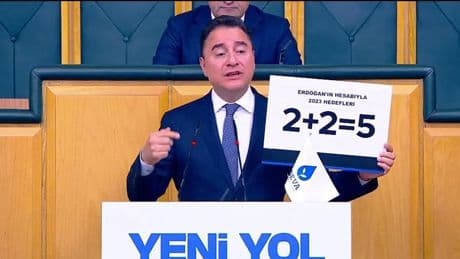 Babacan: Cumhurbaşkanı'nın sözleri siyaseti geriyor! Erdoğan'ın matematiği: 2+2=5