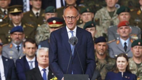 German Chancellor Friedrich Merz visits Lithuania to oversee deployment of heavy combat unit