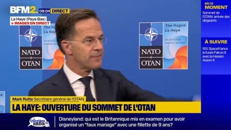 Les États-Unis soutiennent "pleinement" l'article 5 sur la défense mutuelle, assure Mark Rutte à l'ouverture du Sommet de l'Otan