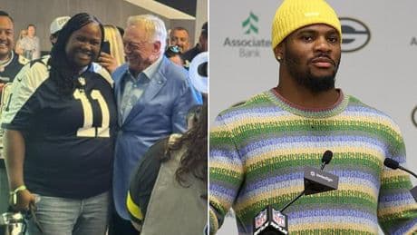 Micah Parsons' mom turns up to NFL season opener in Cowboys gear... despite her son being TRADED a week ago