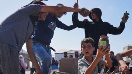 Chaos und Tumulte bei Verteilung von Hilfsgütern im Gaza-Steifen