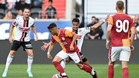 Galatasaray Admira Wacker'i mağlup etti! Genç yıldız Arda Ünyay sahne aldı