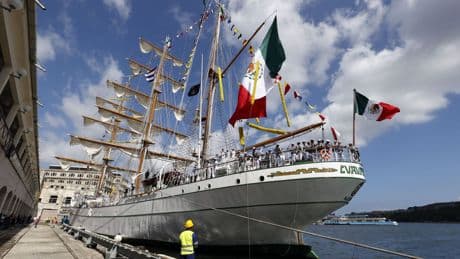 Así es el Buque Escuela Cuauhtémoc que ha sufrido un accidente en Nueva York: su origen está en País Vasco