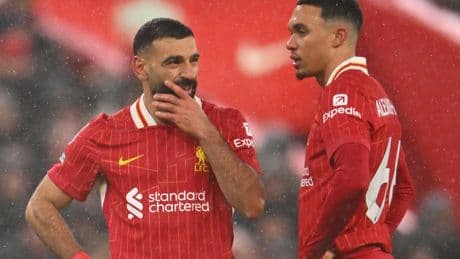 Mohamed Salah: ‘Liverpool fans were wrong to boo Trent Alexander-Arnold’