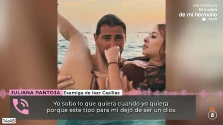 Juliana Pantoja arremete contra Iker Casillas: "Publico lo que quiero porque él dejó de ser un dios para mí"