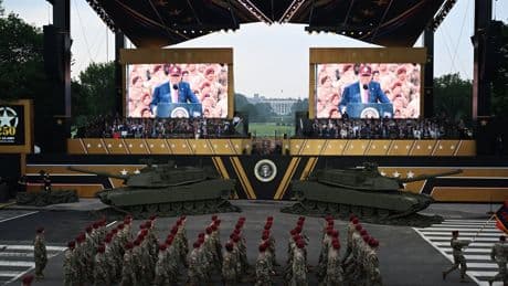 Trump’s military parade was feared to be the stuff of authoritarians. It was more small-town July 4