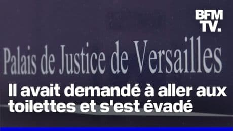 À Versailles, un homme s'évade du tribunal avant son jugement pour tentative de meurtre